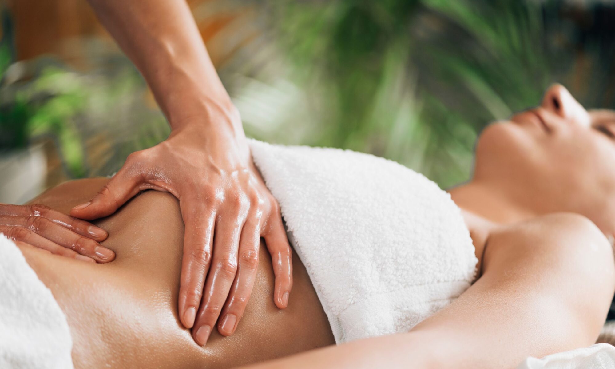 lymphatic massage for stomach bloating